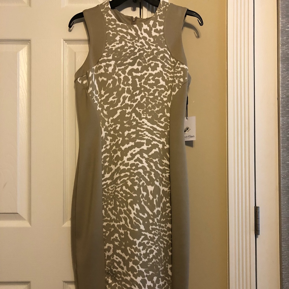 💕NWT NUDE CALVIN KLEIN DRESS💕